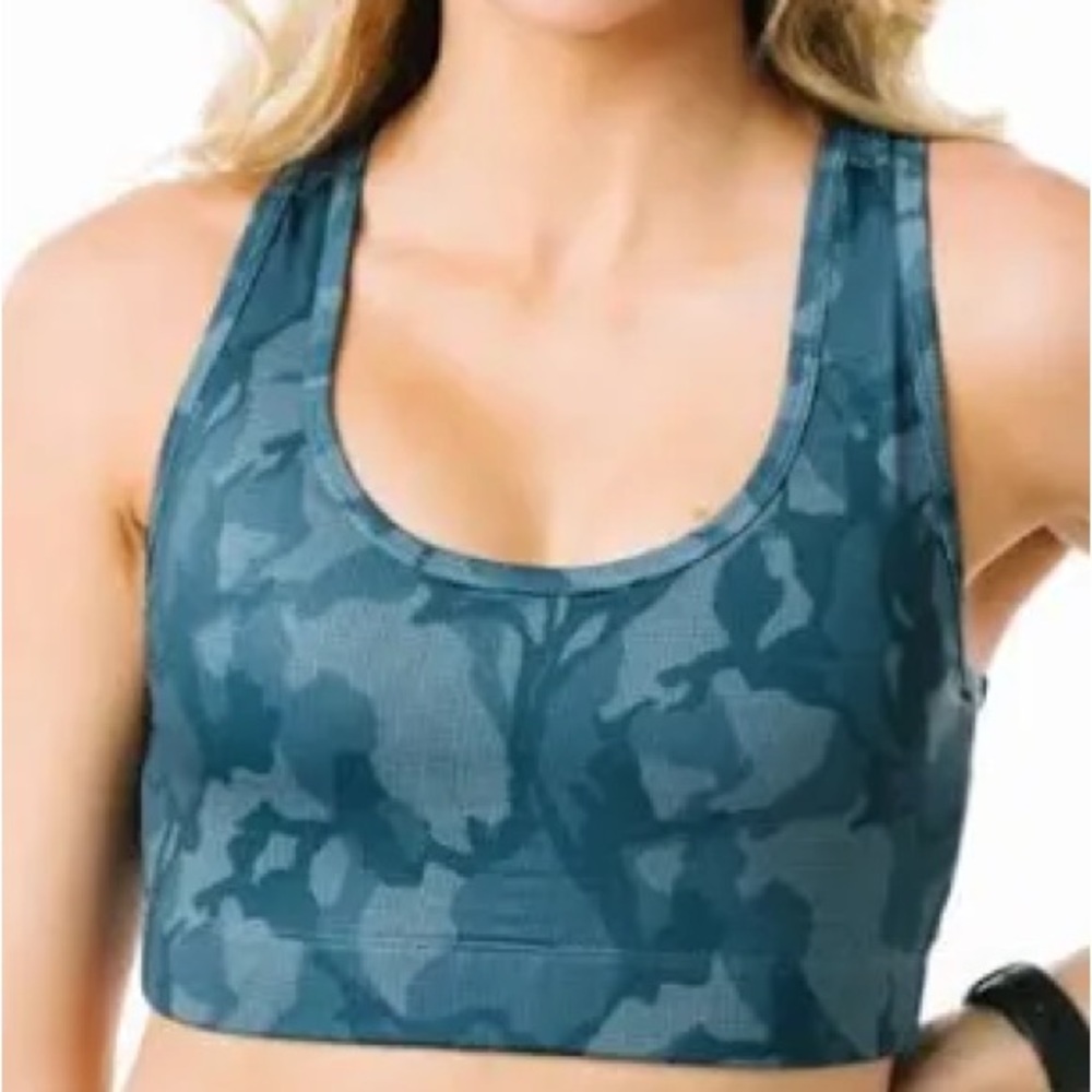 Zyia Blue Camo Bomber Bra RC (S)